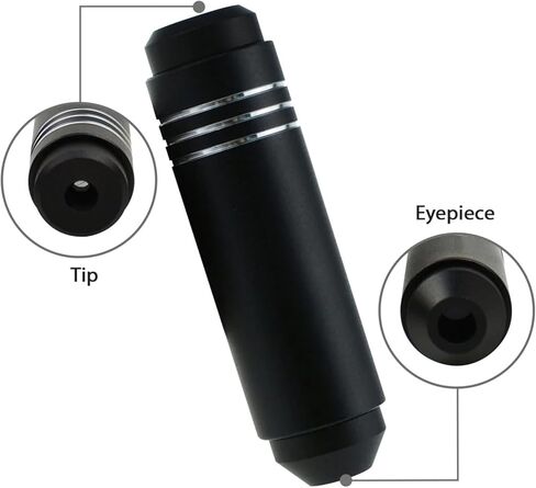 Portable Gemstone Testing Spectrometer, Pocket-Sized Grating Spectroscope with Leather Packaging Bag, Easy to Carry, Quick Gemstone Identification, Suitable for Gemologists and Jewelers in Kuwait