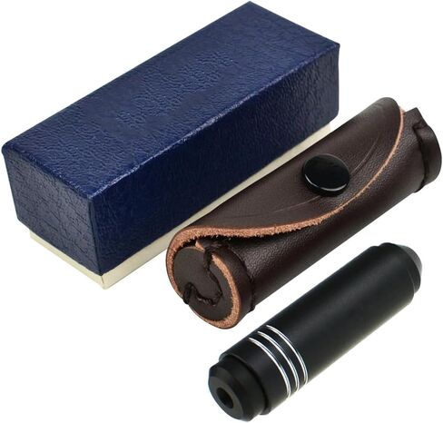 Portable Gemstone Testing Spectrometer, Pocket-Sized Grating Spectroscope with Leather Packaging Bag, Easy to Carry, Quick Gemstone Identification, Suitable for Gemologists and Jewelers in Kuwait