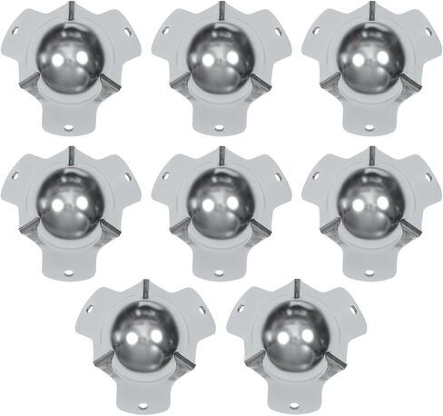 Reliable Hardware Company RH-1027-8-A Medium Size Zinc Road Case Ball Corner - Set of 8 in Kuwait
