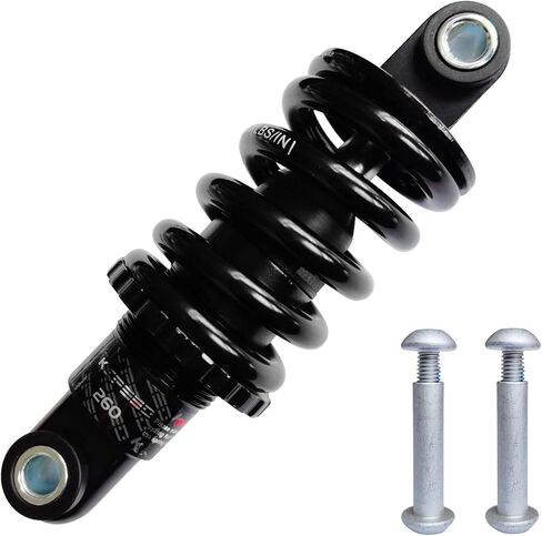 Rear Shock Absorber Coil Spring 125mm(4.9") 2000Lbs / 165mm(6.5") 350Lbs Mountain Bike Wheel Chair Shock Absorber Suspension Black (Size : 125mm/2000Lbs) in Saudi Arabia