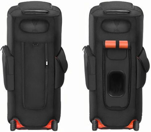 Speaker Case Compatible with JBL PartyBox 1000 Portable Speaker, Outdoor Party Travel Case Soft Dust Cover Storage Bag with Zipper Window Pockets for Charger, Microphones and Accessories in Saudi Arabia