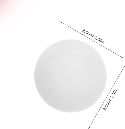ibasenice Professional Squash Training Balls 2pcs White Red Set, Single Dot Indoor Court Squash Balls with Consistent Bounce and Quick Rebound for Practice and Warm-up in Saudi Arabia