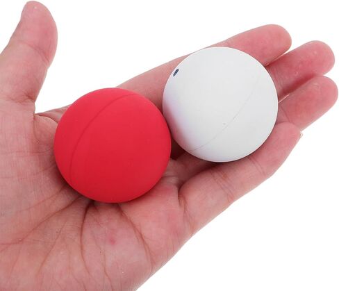 FOMIYES 2 قطعة كرات تدريب الاسكواش الاحترافية نقطة واحدة عالية المرونة من المطاط للاستخدام الداخلي والخارجي للمبتدئين والاستخدام العام in Kuwait