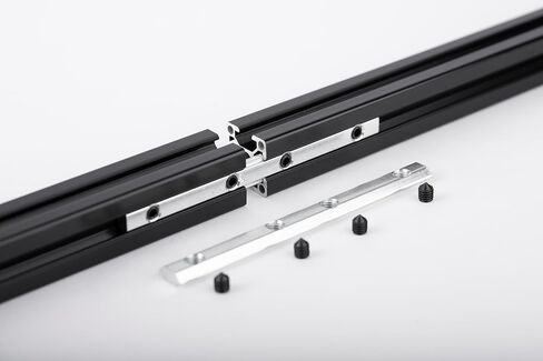 مجموعة دعامة زاوية من الألومنيوم، 10 مجموعات دعامة وصلة خطية مقاس 3.9 بوصة، لسلسلة 2020 6 مم على شكل حرف T in Kuwait