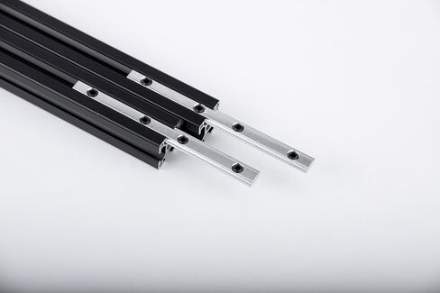 مجموعة دعامة زاوية من الألومنيوم، 10 مجموعات دعامة وصلة خطية مقاس 3.9 بوصة، لسلسلة 2020 6 مم على شكل حرف T in Kuwait