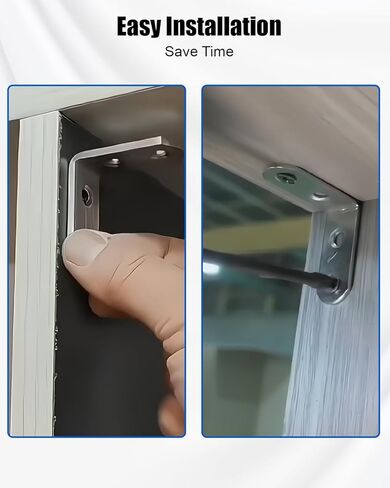 12 حزمة 3 فتحات 90 درجة L على شكل قوس زاوية دعامة معدنية تأطير موصل متوافق مع مسمار 1/2 بوصة في قناة تبختر 1-5/8 بوصة in Kuwait