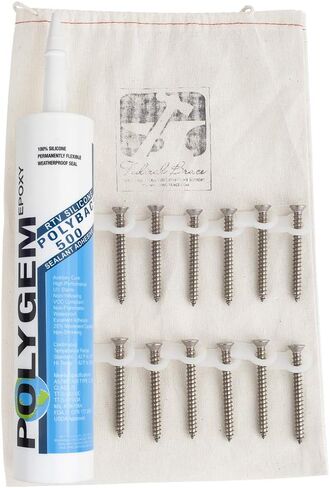 مجموعة أدوات تثبيت دعامة سطح الطاولة الغاطسة 39988 من الفولاذ المقاوم للصدأ - دعامة فيدرالية - صُنعت بفخر في أمريكا in Kuwait