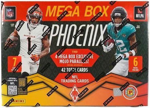 Panini NFL 2025 Phoenix Football International Mega Box in Saudi Arabia