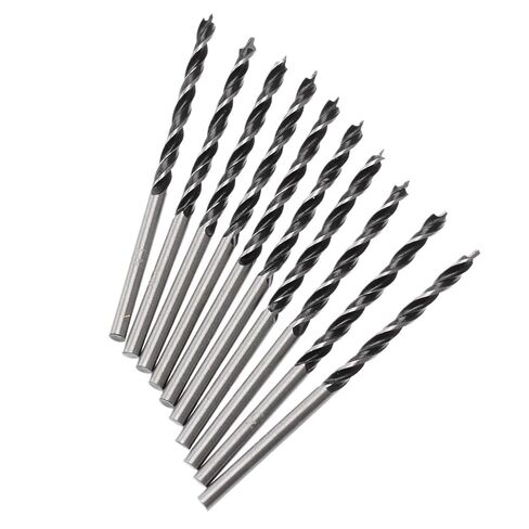 10 قطعة عالية القوة النجارة تويست مثقاب الخشب التدريبات مع نقطة مركزية قطر 3 مللي متر للنجارة in Kuwait