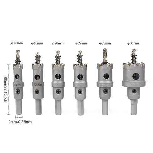فتاحة ثقب من الفولاذ المقاوم للصدأ، مثقاب ثقب معدني خاص للوحة الحديد السميكة، مجموعة أدوات فتح الفم المعدنية in Kuwait