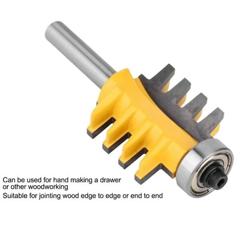 1 قطعة قاطعة الطحن المشتركة للإصبع مع ساق 8 مللي متر ، لقمة توجيه كربيد النجارة لآلة النقش in Kuwait