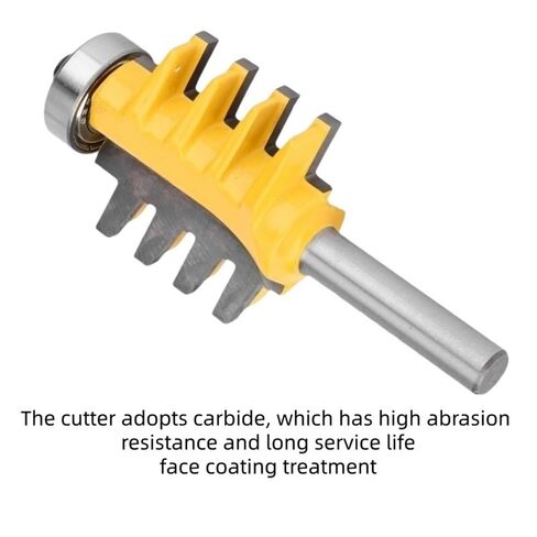 1 قطعة قاطعة الطحن المشتركة للإصبع مع ساق 8 مللي متر ، لقمة توجيه كربيد النجارة لآلة النقش in Kuwait