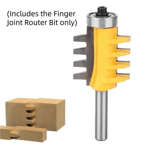 1 قطعة قاطعة الطحن المشتركة للإصبع مع ساق 8 مللي متر ، لقمة توجيه كربيد النجارة لآلة النقش in Kuwait