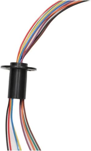 1pcs 22mm Diameter 2/3/4/6/8 Channel Wire Connection Slip Ring 10A high Current Conductive Ring 360 Degree Rotation Connector(Dia 22mm 6CH 10A) in Saudi Arabia