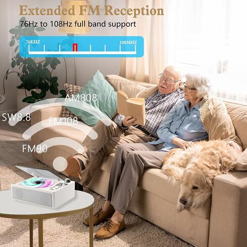 مشغل الأقراص المضغوطة المحمولة ، مشغلات الأقراص المضغوطة سطح المكتب للمنزل مع بطارية قابلة للشحن ، مكبرات صوت مزدوجة ، دعم بطاقة OPT/USB/TF/AUX/FM مع التحكم عن بُعد ، شاشة LCD ، مقبس سماعة رأس 3.5 مم أسود in Kuwait