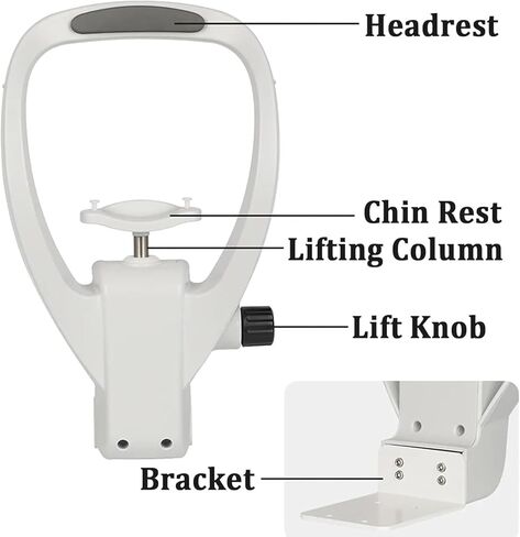 Vision Training Forehead Bracket, Lifting Chin Bracket and Forehead Rest Knob - Height Adjustable Forehead Rest for Optometry Centers in Saudi Arabia