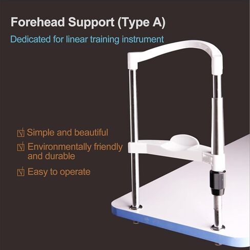 دعامة رفع الذقن لقياس البصر، ملحقات معدات قياس البصر لدعم الجبهة، مع مقبض تعديل، لمقياس الانكسار التلقائي، تدريب الرؤية in Kuwait
