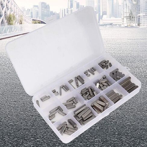 140PCS Round Ended Drive Shaft Key Professional Parallel Drive Shaft Key 3mm 4mm 5mm 6mm Pulley Keyway Key in Saudi Arabia