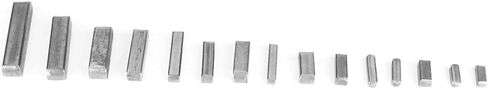 140PCS Round Ended Drive Shaft Key Professional Parallel Drive Shaft Key 3mm 4mm 5mm 6mm Pulley Keyway Key in Saudi Arabia