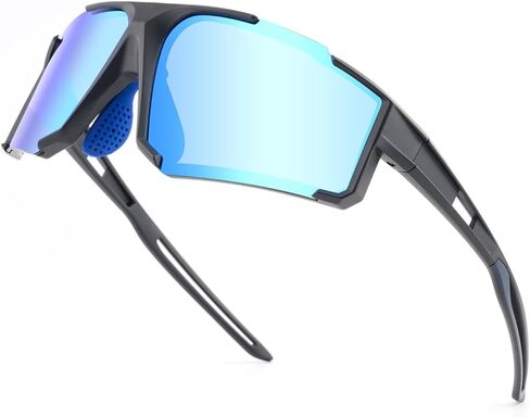 Solsun Polarized Sunglasses for Men Woman, Sport Wrap Around Sun Glasses UV Protection for Fishing Driving Cycling in Saudi Arabia