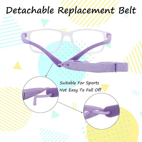 Kids Unbreakable Glasses with TR90 Frame - 180° Ultra-Flexible Bendable in Saudi Arabia