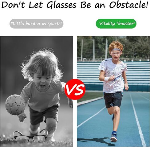 Kids Unbreakable Glasses with TR90 Frame - 180° Ultra-Flexible Bendable in Saudi Arabia