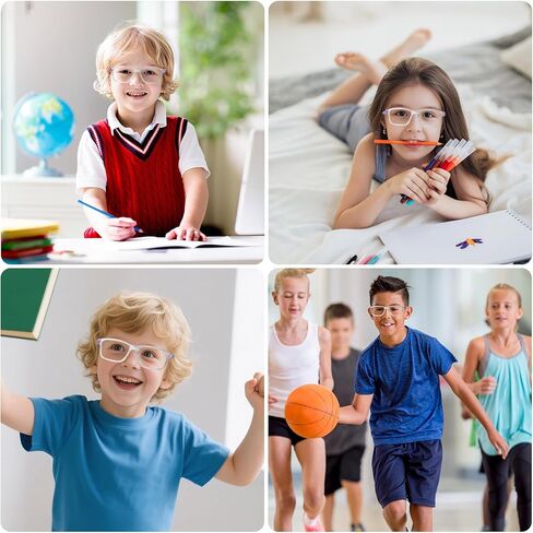 Kids Unbreakable Glasses with TR90 Frame - 180° Ultra-Flexible Bendable in Saudi Arabia