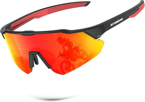 Polarized-Sunglasses-Men Sports Sun-Glasses Mens-Sunglasses: UV400 Protection for Cycling Fishing Golf in Saudi Arabia