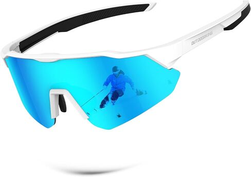 Polarized-Sunglasses-Men Sports Sun-Glasses Mens-Sunglasses: UV400 Protection for Cycling Fishing Golf in Saudi Arabia