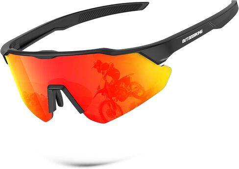 Polarized-Sunglasses-Men Sports Sun-Glasses Mens-Sunglasses: UV400 Protection for Cycling Fishing Golf in Saudi Arabia