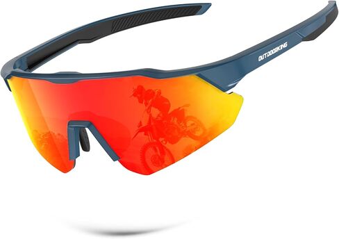 Polarized-Sunglasses-Men Sports Sun-Glasses Mens-Sunglasses: UV400 Protection for Cycling Fishing Golf in Saudi Arabia