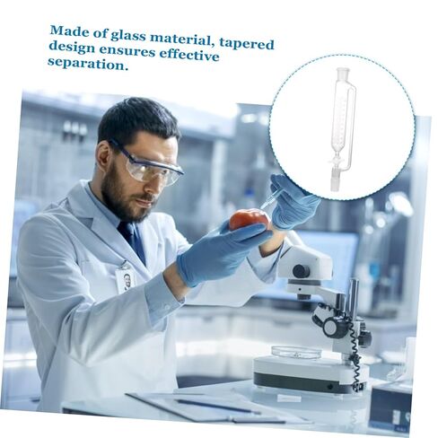 Holibanna Constant Pressure Separatory Funnel Chemistry Lab Glass Funnel Efficient Liquid Separation Equipment in Kuwait