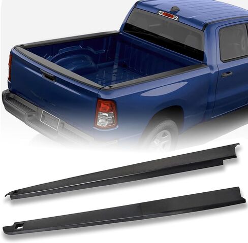 Tailgate Molding Trim Bed Rail Cap Cover Compatible with 2009-2018 Ram 1500 Replaces 68375098AA/ 68375099AA Left&Right 5.7'' Bed Rail Cap in Saudi Arabia