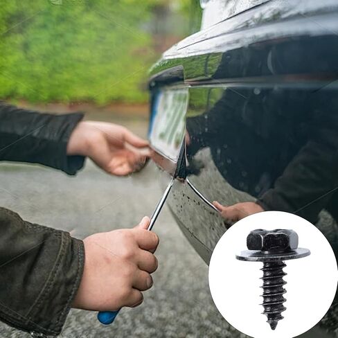 20Pcs M6*17 self-Tapping Screws,Bumper Screws for Providing a Secure and Tight Hold, preventing Any Movement or rattling While Driving. in Kuwait