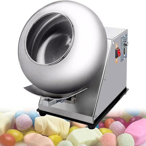 Small Commercial Mini Chocolate Panning Machine, Sugar Coating Machine, Table Top Design in Saudi Arabia