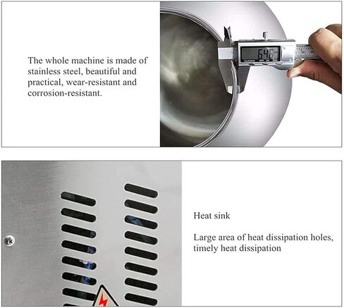 Electric Sugar Coating Machine, Commercial Candy Coater for Sugar Ball, Chocolate Polishing Machine in Saudi Arabia