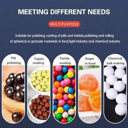 Electric Automatic Chocolate Polishing Machine, Small Commercial Panning Equipment for Sugar, Nuts, Chocolate Coating in Saudi Arabia