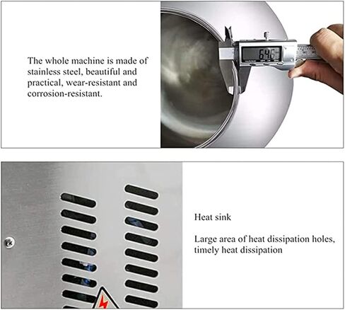 Automatic Candy Enrobing Machine, Tablet Coating Machine with Constant Temperature Heating, Electric Pill Polishing Machine for Pharmaceutical and Food Industries in Saudi Arabia