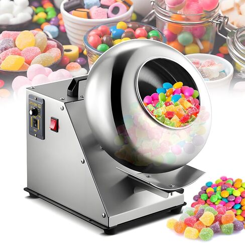 Electric Candy Polishing Machine, Commercial Chocolate Coating Machine with Adjustable Operation and Drying Function in Saudi Arabia