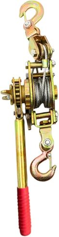 Rope Puller Manual Steel Wire Tensioner with 2 Hook Reinforced Gears Heavy Duty Cord Pulling Tool for Construction- 2 Ton in Saudi Arabia
