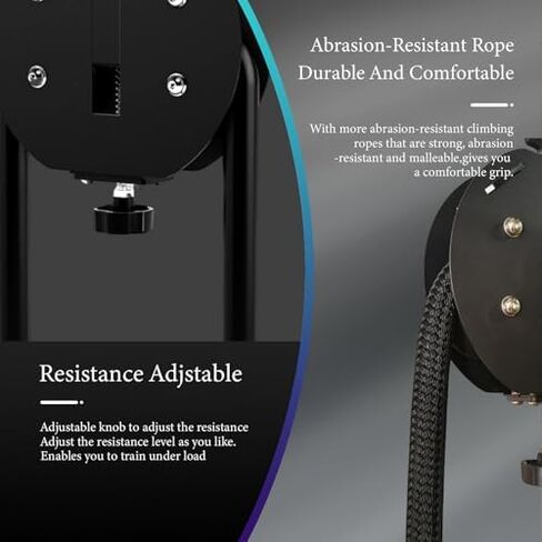 Pulley Rope Puller, Adjustable 5-30kg Resistance, Endless Rope System for Home Gym, Strength and Endurance Training, Cable Machine in Saudi Arabia