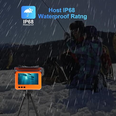 Underwater Camera for Fishing Portable Fish Finder Kayak Lake RealTime Underwater Fishing Camera 100ft Long Cable,4.3" HD LCD Monitor&IR LED Night Vision Fishing Camera Boat Ice Underwater Fish Camera in Kuwait