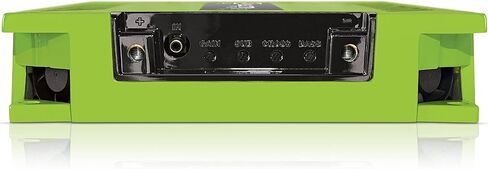 إلكترا 1-تش. مضخم صوت السيارة - 3000WRMS فئة D مضخم صوت أحادي عالي الطاقة مع مرشحات تمرير منخفضة ودون سرعة الصوت ثابتة @ 2 أوم، مؤشرات LED، تخصص الصوت، أخضر - BANDA 3K2OHMGREEN in Kuwait