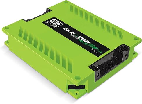 إلكترا 1-تش. مضخم صوت السيارة - 3000WRMS فئة D مضخم صوت أحادي عالي الطاقة مع مرشحات تمرير منخفضة ودون سرعة الصوت ثابتة @ 2 أوم، مؤشرات LED، تخصص الصوت، أخضر - BANDA 3K2OHMGREEN in Kuwait