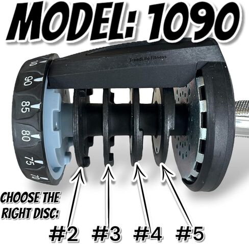 1090 Model Disc - Replacement for Bowflex Model 1090 SelectTech Dumbbells (Disc #5) in Saudi Arabia