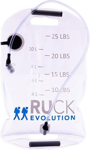 حقيبة وزن الماء HydroRuck Pro للركض، بسعة 25 رطلاً، مع أنبوب ترطيب وحشوة واسعة الفم in Saudi Arabia