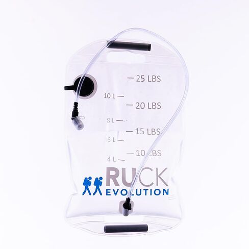 حقيبة وزن الماء HydroRuck Pro للركض، بسعة 25 رطلاً، مع أنبوب ترطيب وحشوة واسعة الفم in Saudi Arabia