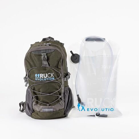 حقيبة وزن الماء HydroRuck Pro للركض، بسعة 25 رطلاً، مع أنبوب ترطيب وحشوة واسعة الفم in Saudi Arabia