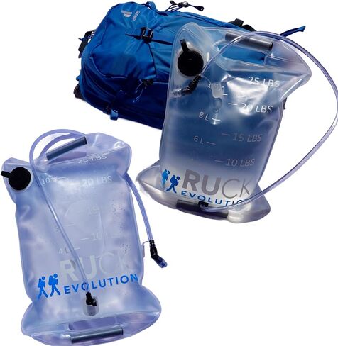 حقيبة وزن الماء HydroRuck Pro للركض، بسعة 25 رطلاً، مع أنبوب ترطيب وحشوة واسعة الفم in Saudi Arabia