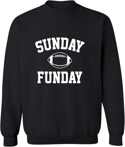 Tees & Tails Sunday Funday Hooded Sweatshirt and Crewneck |Family Matching |Baby, Kids & Adult Sizes|9 in Saudi Arabia